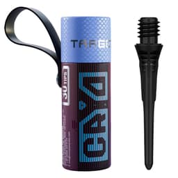 Target Darts Cryo soft tip dartspetsar (svart, 30 st.)