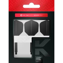 Target Darts K-Flex No.6 tikkavarret (medium, musta)