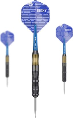 Target Darts Josh Rock stålspetspilar (mässing, 22 g)