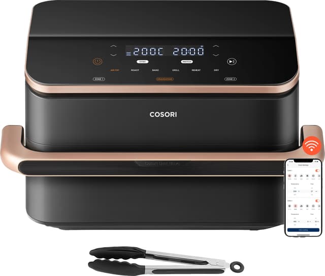 Cosori Dual Blaze Twinfry airfryer CAF-TF101S-AEUR (sort)
