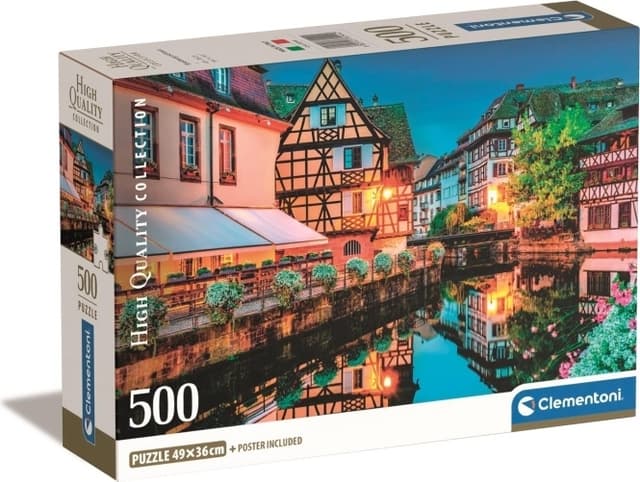 Clementoni 500 st CB High Quality Collection Strasbourg Gamla stan