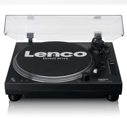 Lenco Direkte drevet pladespiller med USB/PC-kodning Sort