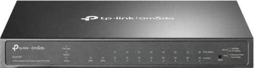 TP-Link 8-port Gigabit Smart PoE-switch med 2 SFP-slots