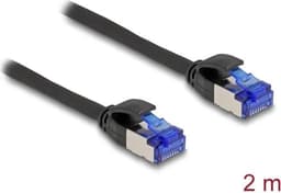 DeLOCK RJ45 Network Cable Cat.6A S/FTP Slim 2 m black