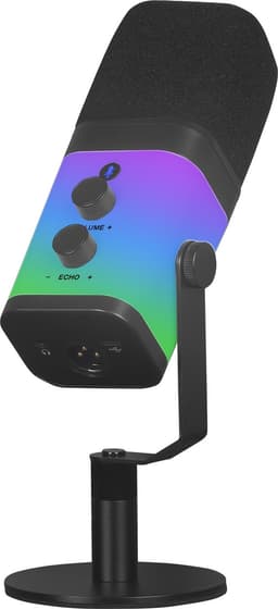 NÖRDIC Ammattimainen RGB-dynaaminen mikrofoni USB-C, XLR, 3,5mm