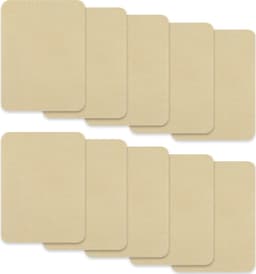 Itsekiinnittyvät laastarit vaatteiden korjaukseen, 10 kpl Khaki