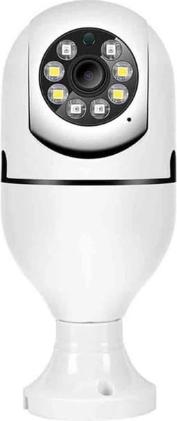 E27 Glödlampa Säkerhetskamera - 360° Trådlös WiFi Övervakningskamera