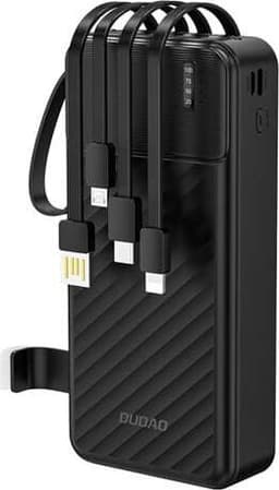 Dudao Pro 20000mAh Powerbank – indbyggede USB-kabler & hurtigopladning