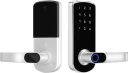 Älykäs Oven Lukko Sormenjälki Tuya - TTLock Bluetooth Biometrinen Avaimeton Sisäänkäynti Kotiin, Asuntoon, Hotelliin, Kouluun Silver