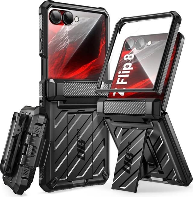 SUPCASE UB Pro cover til Samsung Galaxy Z Flip 8 - Black