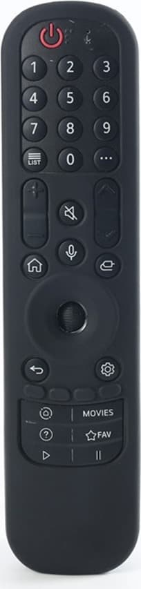 Fjärrkontrollfodral kompatibelt med LG AN-MR21GC MR21N Magic Remote Black