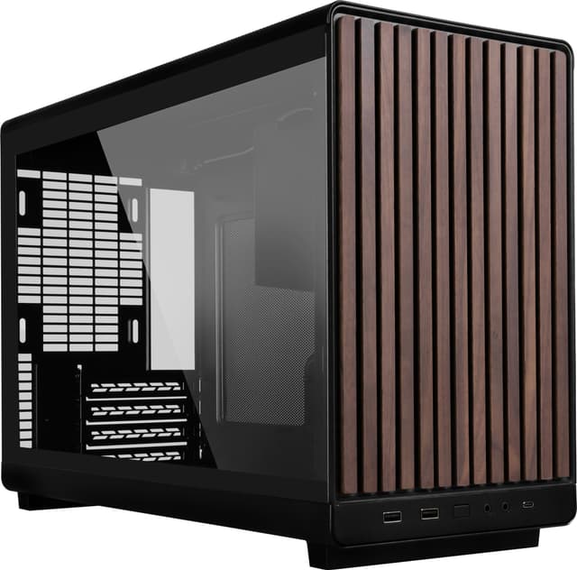 Lian Li A3-mATX WDG PC kabinet (sort med hærdet glas)