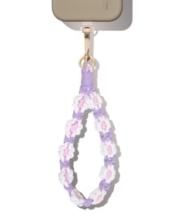 Phone Wristlet Strap Crochet Flower