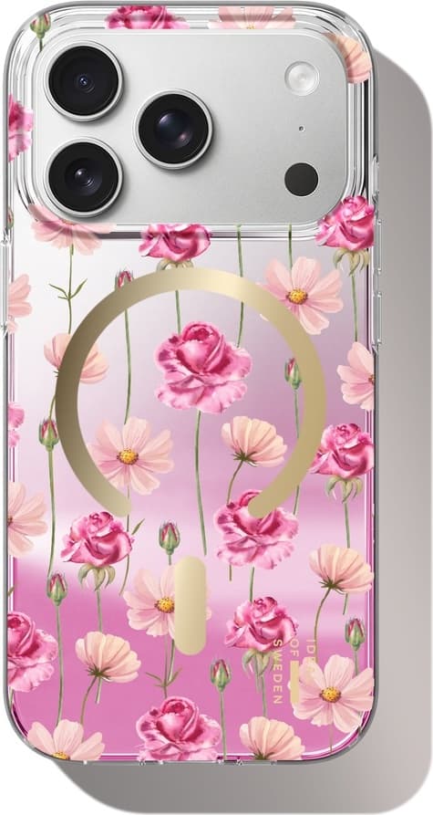 Mirror Case MagSafe iPhone 17 Pro Max Rose Blush Floral
