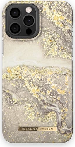 Printed Case iPhone 12 Pro Max / 13 Pro Max Sparkle Greige Marble
