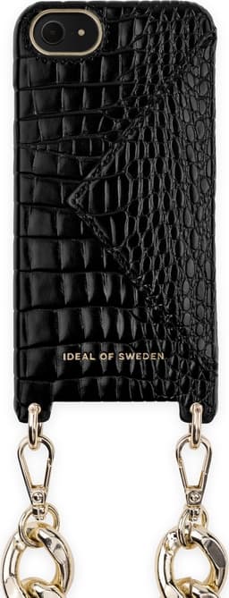 Necklace Case iPhone 8 / 7 / 6 / 6S / SE Neo Noir Croco