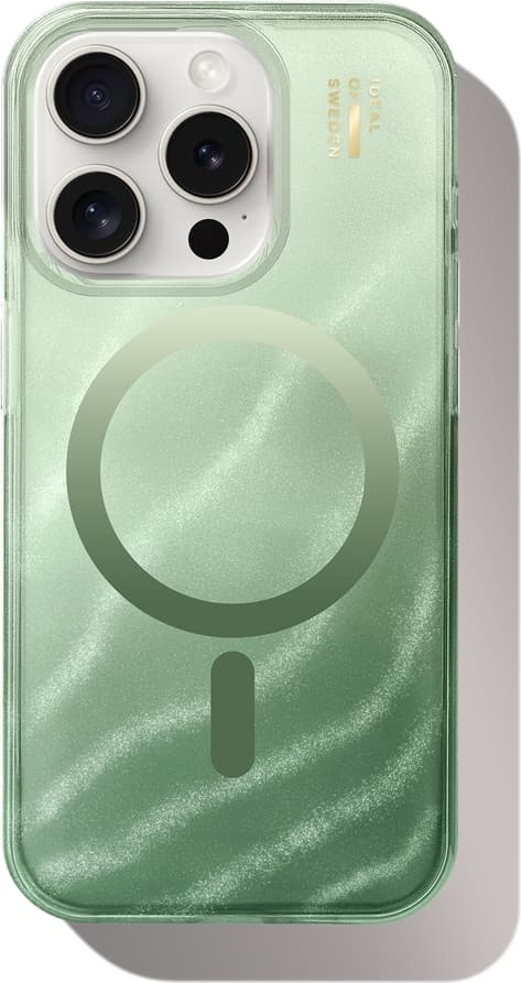 Clear Case MagSafe iPhone 15 Pro Sage Green