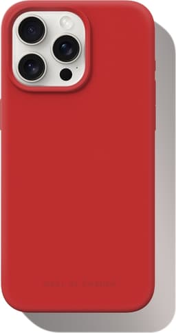 Silicone Case MagSafe iPhone 15 Pro Max Red