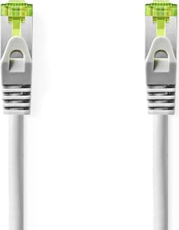 Nedis CAT7 netværkskabel | S/FTP | RJ45 Han | RJ45 Han | 0.50 m | Snagless | Runde | LSZH | Grå | Label