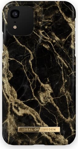 Printed Case iPhone 11 / XR Golden Smoke Marble