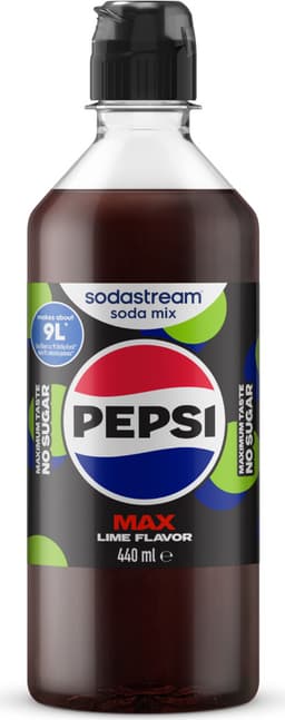 Sodastream Pepsi Max Lime drikkekoncentrat MAXLIM440DK