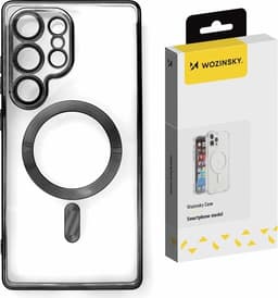 Wozinsky Telefontaske til Galaxy S25 Plus Magsafe Galvaniseret - Sort