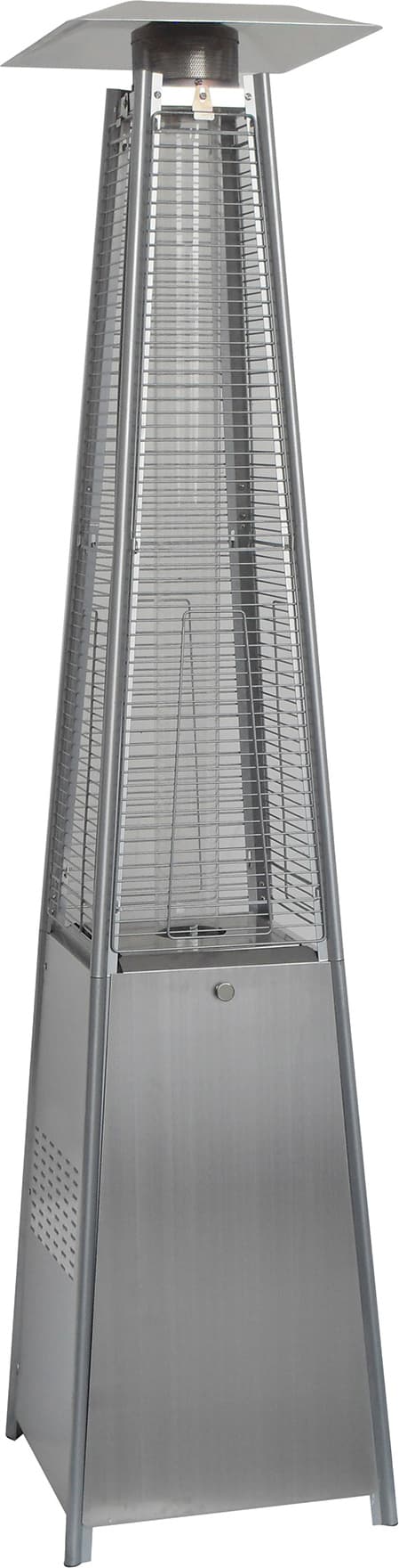 Fornorth Terrassevarmer Pyramid 13kW gasdrevet, rustfrit stål