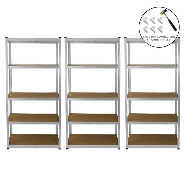 3 x E-Rax galvaniserede reoler