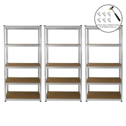 3 x E-Rax galvaniserede reoler