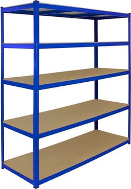 Monster Racking T-Rax erittäin leveät säilytyshyllyt, sininen, 160 cm L, 60 cm S