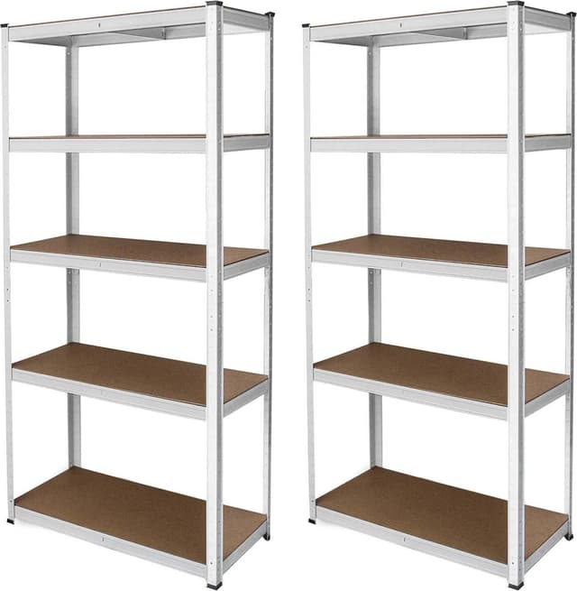 2 x hvide reoler 90 x 40 x 180