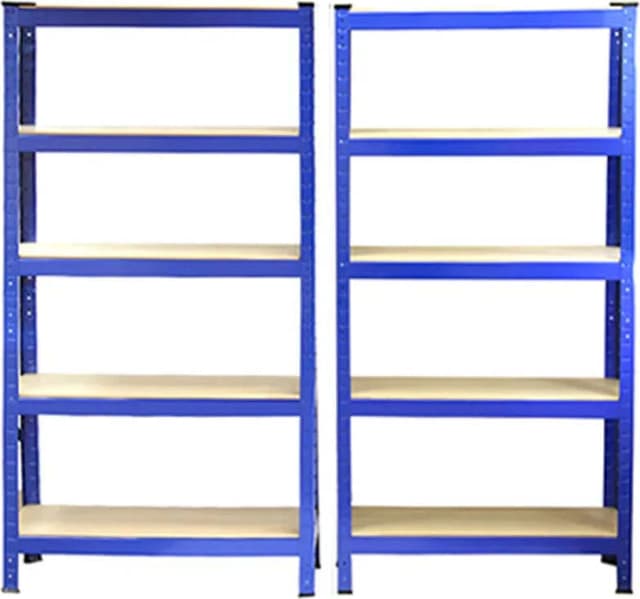 Monster Racking T-Rax Tung Duty Reoler Enheder, Blå, 75cm B, 30cm D, Sæt af 2
