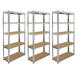 6 x GALWIX 90cm x 180cm x 30cm Galvanisoitu Ritilä