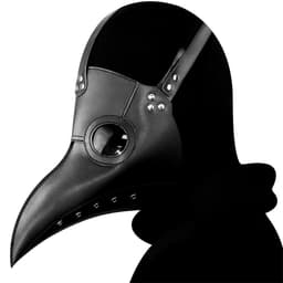 Naamio-naamiaiset Halloween Ruttotohtori Pitkäkuoninen linnunnokka-naamio Steampunk