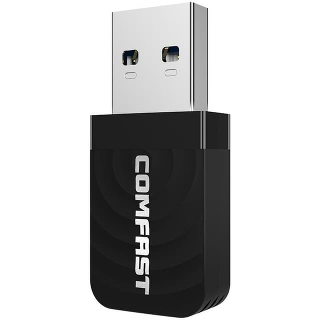 COMFAST Dual Band Gigabit WiFi-adapter 1300 Mbps USB 3.0 trådlöst nätverkskort