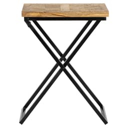 WOMO-DESIGN Side beino 48x35x63cm, natur/sort