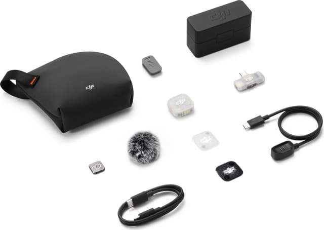DJI Mic Mini 2S trådlös mikrofon (1 TX + 1 mobil RX + laddningsetui)