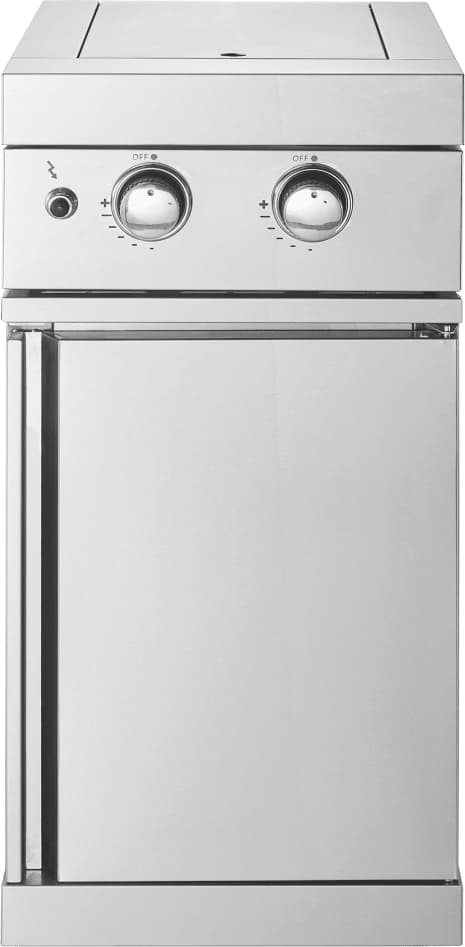 Stainless Collection - Modul med dobbelte sidebrændere