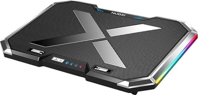 NUOXI Kylfläkt Kylplatta Gaming Laptop Tyst Notebook kylstativ USB-portar RGB