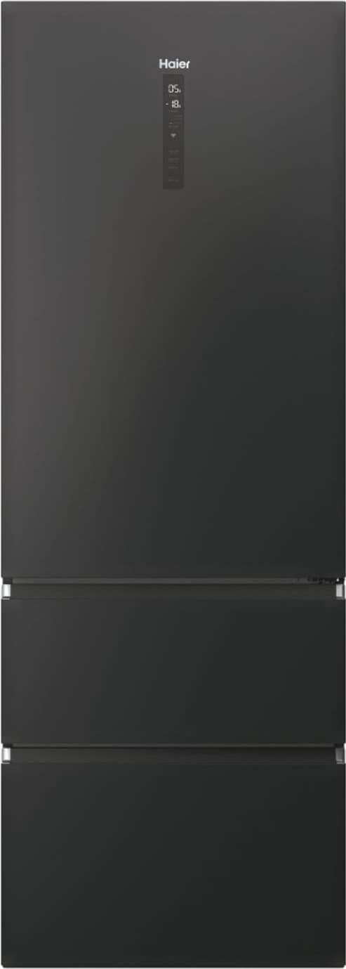Haier kølefryseskab HTW7720ENPT (sort)