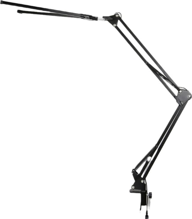Lampa Läslampa Klämfäste LED skrivbord skrivbordslampa dubbla huvuden USB-driven