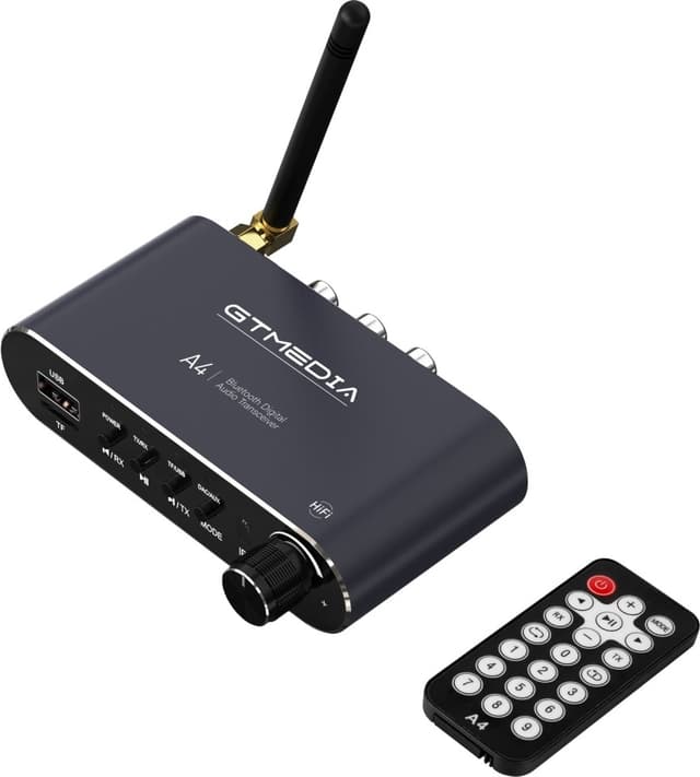 6 - i - 1 Bluetooth 5.1 lydadapter RX/TX - tilstande USB TF - kort IR - fjernbetjening