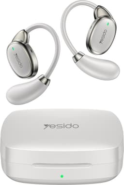 YESIDO Translation Översättare Headset Bluetooth AI-översättning Open Ear – Vita