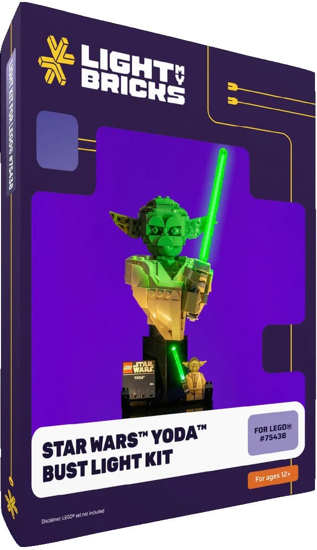 Light My Bricks Star Wars Yoda buste lyssæt 75438