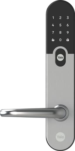 Yale Entrus smart dørlås (børstet stål)