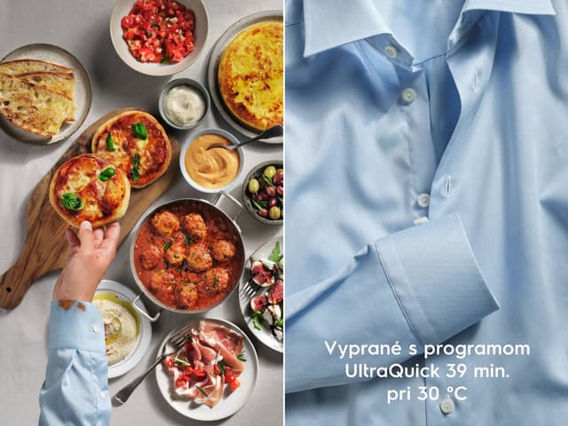 UltraQuick 39min – tahranpoistoa matalassa lämpötilassa,* säästä 30 % energiaa**