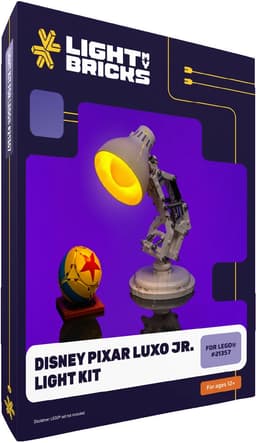 Light My Bricks Disney Pixar Luxo Jr. lyssett 21357