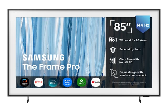 Samsung 85" The Frame Pro Neo QLED 4K Mini LED Smart TV (2026)