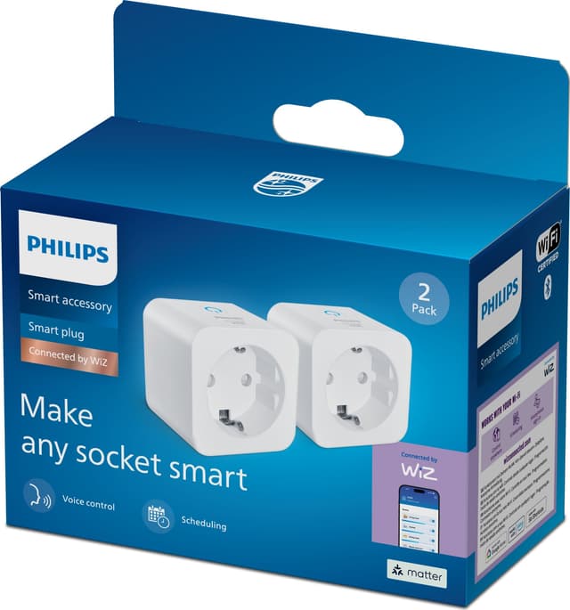 Philips Smart LED älypistorasia Matter (2 kpl)