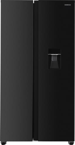 Kenwood KSBSDDI26E side-by-side -jääkaappi-pakastin (musta ruostumaton teräs)